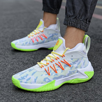 Chaussures de basketball pour hommes, best-sellers d'été, baskets respirantes en mesh, baskets athlétiques à semelle souple pour étudiants, baskets basses antidérapantes