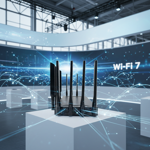 <span class=keywords><strong>Routeur</strong></span> Wi-Fi 7 d'entreprise 5G à double SIM, haute vitesse, <span class=keywords><strong>tribande</strong></span>, avec équilibrage de charge, pour communication IoT industrielle 10G SFP, 2.5G WAN, 5G X75 5G - Product Image 1