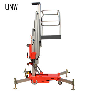 Plate-forme élévatrice pour personne seule 6m <span class=keywords><strong>Charge</strong></span> CA mobile Plate-forme élévatrice en aluminium haut de gamme à mât unique - Product Image 4