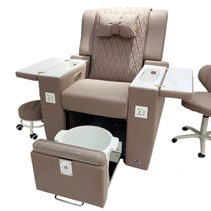 Luxus verstellbare Liege Pediküre Stühle Set mit Whirlpool Badewanne Spa Massage Fuß Sofa & Pipeless Drainage für Nagels tudio - Product Image 2