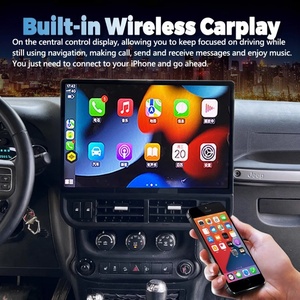 Radio para Auto con Carplay, Hicar, Reproductor Multimedia, GPS, Navegación, Android Auto y Pantalla Táctil para Jeep Wrangler 2011-2017 - Product Image 4