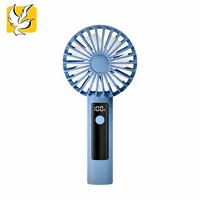 Ventilateur numérique pliable haute puissance 2026 pour l'été, mini-ventilateur électrique portable d'extérieur rechargeable par USB