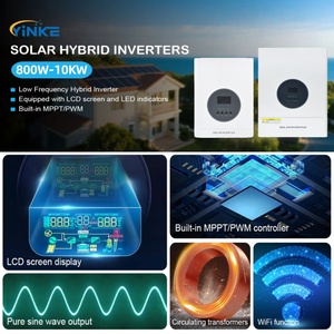 Inversor Solar Yingke YK-UD-GP de 800W-48V, Onda Sinusoidal Pura, 99.9% MPPT, 50/60Hz, Pantalla LCD+LED para Baterías de Plomo-Ácido/Litio - Product Image 4