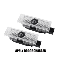 Projecteur LED de logo pour voiture, lumière d'ambiance de bienvenue, accessoires, lampe d'emblème pour Dodge Charger