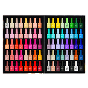 Set Profesional de Esmalte de Uñas en Gel de 80 Colores, 15ml, Caja de Regalo, Tonos Nude Macaron, Resistente al Agua, Sin Necesidad de Enjuague, Capa Selladora, Kit de Manicura Base y Top Coat - Product Image 3