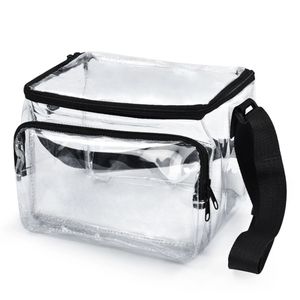 Bolsa de Almuerzo Transparente de PVC Resistente con Correa de Hombro Ajustable, Moderna y Aprobada para Estadios, Prisiones y Centros Correccionales - Product Image 6