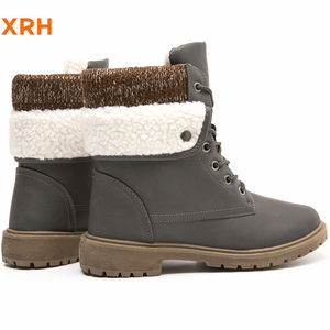 Botas de Nieve Personalizadas de Diseño para <span class=keywords><strong>Mujer</strong></span>, con Parte Superior de PU, Antideslizantes, con Cordones, Blancas, para la Temporada de Otoño, Venta al Por Mayor 2025 - Product Image 4
