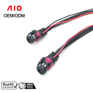 Cable de transmisión de datos automotriz FAKRA HSD hembra a hembra de código A recto 4 + 2 pines - Product Image 6
