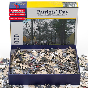 Fabricant de puzzles vérifié Service à guichet unique Impression de conception personnalisée Casse-tête 500 1000 <span class=keywords><strong>pièces</strong></span> pour adultes - Product Image 1