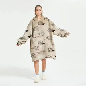 <span class=keywords><strong>Manta</strong></span> con capucha <span class=keywords><strong>personalizada</strong></span> <span class=keywords><strong>original</strong></span> de fábrica, talla única para todas las mujeres, <span class=keywords><strong>regalo</strong></span> de festival para invierno, <span class=keywords><strong>manta</strong></span> para dormir - Product Image 1
