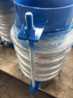 Limit Tie  Joint d'expansion pour conduite, Peacock  Interface à bride en acier au carbone revêtu bleu