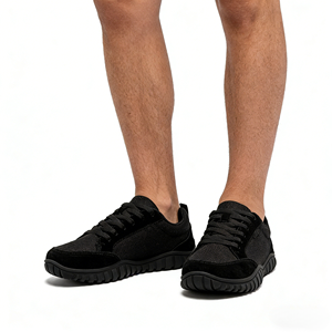 أحذية رياضية للرجال ذات مقدمة واسعة وجزء علوي شبكي قابل للتنفس مع بطانة قماشية، مناسبة لموسم الربيع والاستخدام اليومي - Product Image 2