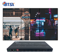 Conmutador de Procesador de Video BIT-VWC-409R de 4 Entradas y 9 Salidas, 1x9, 3x3, 2x9, 3x4, 2x6, 4K60, Controlador de Video Wall Giratorio para TV