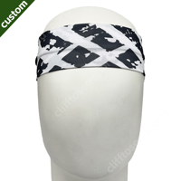 Bandeaux de sport sans couture en polyester élastique absorbant la transpiration pour yoga, fitness, gym, course à pied, avec logo personnalisé OEM/ODM - Disponible pour