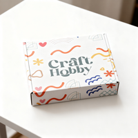 Boîtes d'expédition en carton ondulé de luxe personnalisées de haute qualité, auto-érectables, pour emballage cadeau et stockage, avec pelliculage mat