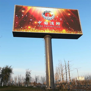 Layar LED Tiang Luar Ruangan HD P5 P6 P8 P10 Layar Elektronik Jumbo Penuh Warna untuk Periklanan - Product Image 4