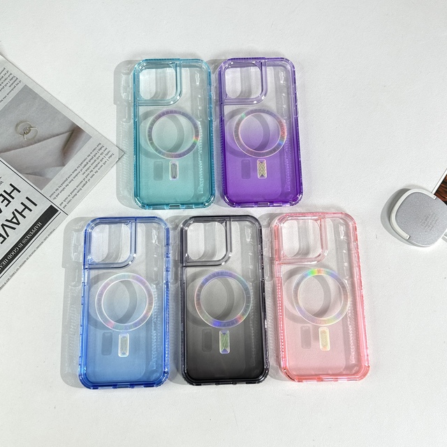 Factory Direct Gradient Color Magnetic Ring 3 in 1 Unbreakable Phone case for Xiaomi POCO X8 PRO MAX 17 Ultra 5G