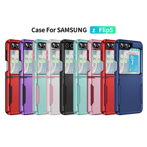 Funda de teléfono plegable a prueba de golpes de doble capa para Samsung para <span class=keywords><strong>Galaxy</strong></span> <span class=keywords><strong>Z</strong></span> <span class=keywords><strong>Flip</strong></span> 5 4 <span class=keywords><strong>3</strong></span> Hard PC + TPU Phone Cover - Product Image 6