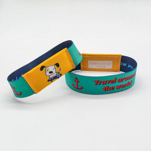 Pulsera bordada tejida elástica de fábrica Ten-cent Pulsera de tela de poliéster elástica con chip NFC/RFID para eventos - Product Image 2