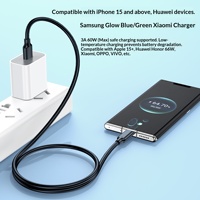 Cable de Datos Tipo-C USB 2.0 a Tipo-C, 5A/6A 60W, Carga Rápida, Compatible con CarPlay, Cable de Transmisión de Datos para Teléfono Móvil