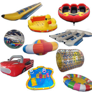 Venta al por mayor <span class=keywords><strong>de</strong></span> fábrica: Juguetes acuáticos inflables, bote remolcable tipo banana, bola acuática comercial para <span class=keywords><strong>alquiler</strong></span> en lagos, playas y parques acuáticos. - Product Image 1