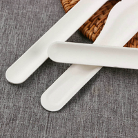 Ustensiles jetables en bagasse biodégradables en pulpe de canne à sucre – Fourchette, cuillère, couteau – Couverts écologiques pour restaurants – Vente en gros