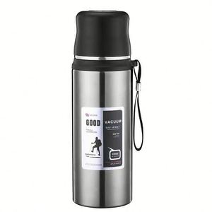 Bouteille isotherme portable grande capacité en acier inoxydable 304 pour sports de plein air, avec paille, cadeaux publicitaires d'entreprise, vente en gros - Product Image 1
