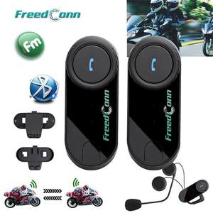 Casque de <span class=keywords><strong>moto</strong></span> FreedConn T-<span class=keywords><strong>COM</strong></span> VB en plastique ABS - Intercom pour 2 motards, haut-parleur HiFi, étanche IPX6 et réduction du bruit - Product Image 6