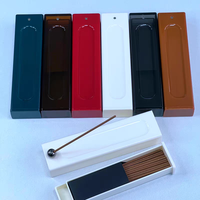 Boîte portable personnalisée de 10g pour bâtonnets d'encens aromatiques en bois, support magnétique, mini format de poche, bâtonnets d'encens naturels pour la maison, le yoga et le spa