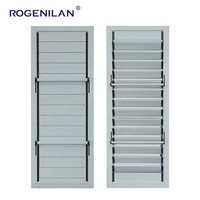Persianas de Aluminio Manuales Personalizadas de Fábrica ROGENILAN, Ventanas con Rejillas Aislantes Acústicas y Duraderas para Casas