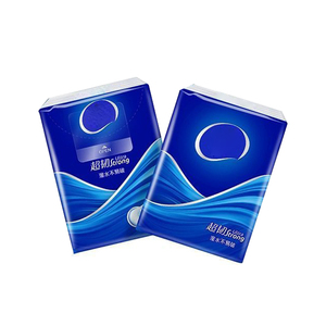 منديل من لب الخشب البكر بتصميم فائق النعومة ، منديل علامات تجارية مخصصة 3 طبقات ، ورق مناديل جيب للاستخدام في السفر - Product Image 2