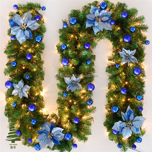 Рождественские украшения венки праздничные украшения для дома в стиле сосновых игл Рождественский венок - Product Image 6