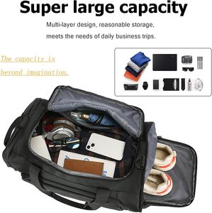 <span class=keywords><strong>Sac</strong></span> de sport et de voyage léger et durable pour activités de plein air, avec compartiment à chaussures – Offre spéciale - Product Image 4