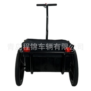 Remolque de bicicleta de dos ruedas Cj-052 con ruedas inflables de 16 pulgadas para transporte de carga, ciclismo, viajes y utilidad. - Product Image 4