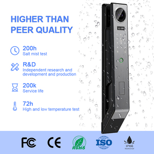 ล็อคดิจิตอลอลูมิเนียมความปลอดภัยสูงหน้าจอ4.5นิ้ว3D การจดจำใบหน้าสมาร์ทลายนิ้วมือ Tuya อินเตอร์คอมแบบเรียลไทม์แอปคลาวด์ - Product Image 4