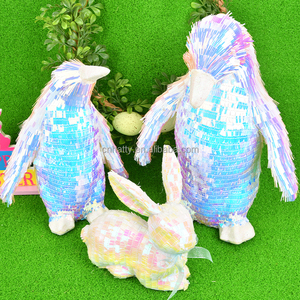 Hatty Hot Sell Cartoon Easter Bunny Plastic Foam Handmade High Quality Showpiece Gift Easter Festive Party Table Decorations - Product Image 3