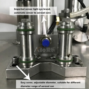 Semiautomática BOV <span class=keywords><strong>Aerosol</strong></span> Saline Nasal Irrigación Spray Sealing Machine 100mL 125ml 150ml Capacidades Líquido Relleno Plástico - Product Image 4