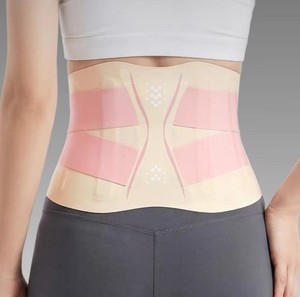 <span class=keywords><strong>Ceinture</strong></span> de soutien lombaire double, confortable pour la peau, antidérapante, rafraîchissante, à profil bas, pour le sport, avec contrôle ferme du ventre et sculpte la taille - Product Image 1