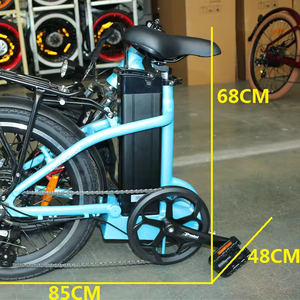 Bicicletas Eléctricas Mini Ligeras Plegables de 7 Velocidades, Cuadro de Aluminio, Batería de Litio de 36V 15AH, Motor de 250W en la Rueda Trasera, Bicicleta Eléctrica JYOP-SMWAVE E Bike J - Product Image 6