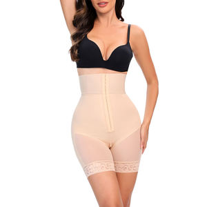 LANGQIN Celana Pendek Pembentuk Tubuh Pengontrol Perut Pinggang Tinggi Penekan Perut Peramping Perut - Product Image 4