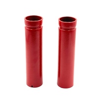 Tube de transport de marchandises ignifuge certifié UL/FM ASTM A53, extrémité rainurée, finition rouge RAL3000, 5,8-6 m pour système de lutte contre l'incendie