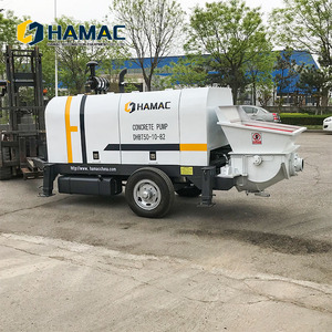 Fully Automatic 30m/H High Efficiency <b>Small</b> Portable Concrete Trailer <b>Pump</b> Mini Mobile Diesel Weichai Engine - Product Image 1