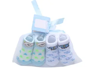 Лидер продаж, милые хлопковые детские варежки и носки против царапин для новорожденных, для маленьких мальчиков и девочек