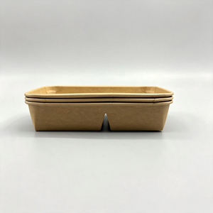 Contenants alimentaires jetables en papier enduit de PE, écologiques, de qualité alimentaire, étanches et résistants à l'huile pour plats à emporter - Product Image 6