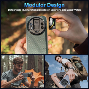 Téléphone robuste modulaire 5G Oukitel WP200 Pro, Android 15, 24 Go de RAM, 1 To de ROM, 108 MP, 120 Hz, 6,7 pouces, 8800 mAh, MTK8200, NFC, Smartphone Oukitel - Product Image 6