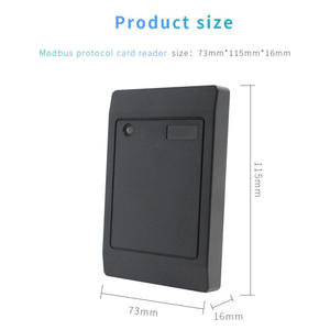เครื่องอ่านบัตร RFID อัจฉริยะ 125KHz Weigand 26/34  แบบ ABS สำหรับควบคุมการเข้าออก - Product Image 6