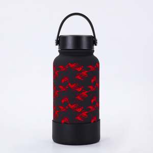 Flacon à vide isolé à double paroi en acier inoxydable de 650ml avec logo personnalisé Bouteilles d'eau de sport à revêtement de poudre - Product Image 2