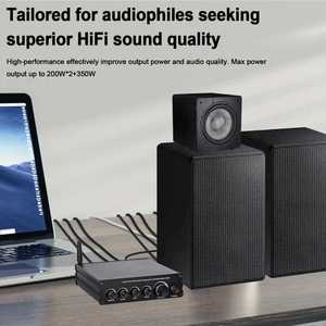 เครื่องขยายเสียงขนาดเล็ก 3 แชนแนล 50WX2 และ 100W HiFi สเตอริโอ คลาส D สำหรับใช้ในบ้าน แบบพกพา - Product Image 3