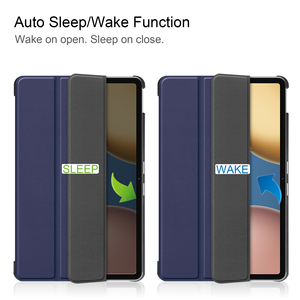 Funda Triple Plegable para Tablet de Material PU y PC para <span class=keywords><strong>Huawei</strong></span> <span class=keywords><strong>Mate</strong></span> Pad de 10.4 Pulgadas y Honor V7 V6 con Forro de Microfibra - Product Image 2
