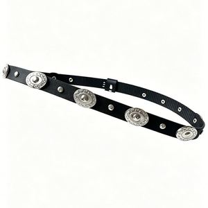 Style Western Cowboy Straw <b>Band</b> Leather Straps for <b>Hats</b> Decoration Party <b>Hat</b> Accessory - Product Image 2